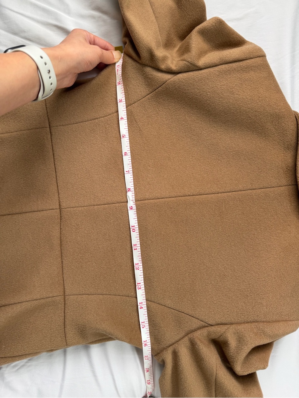 MaxMara Camel Virgin Wool Angora Tailored Coat US 4 IT 38 - Picture 6 of 11